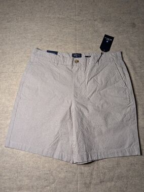 Ben Sherman Light Tan Flat-Front Men's Shorts